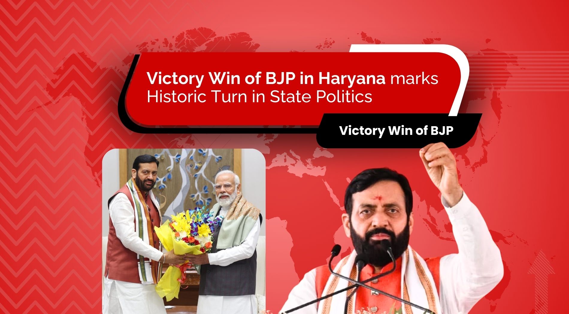 Victory Win of BJP in Haryana