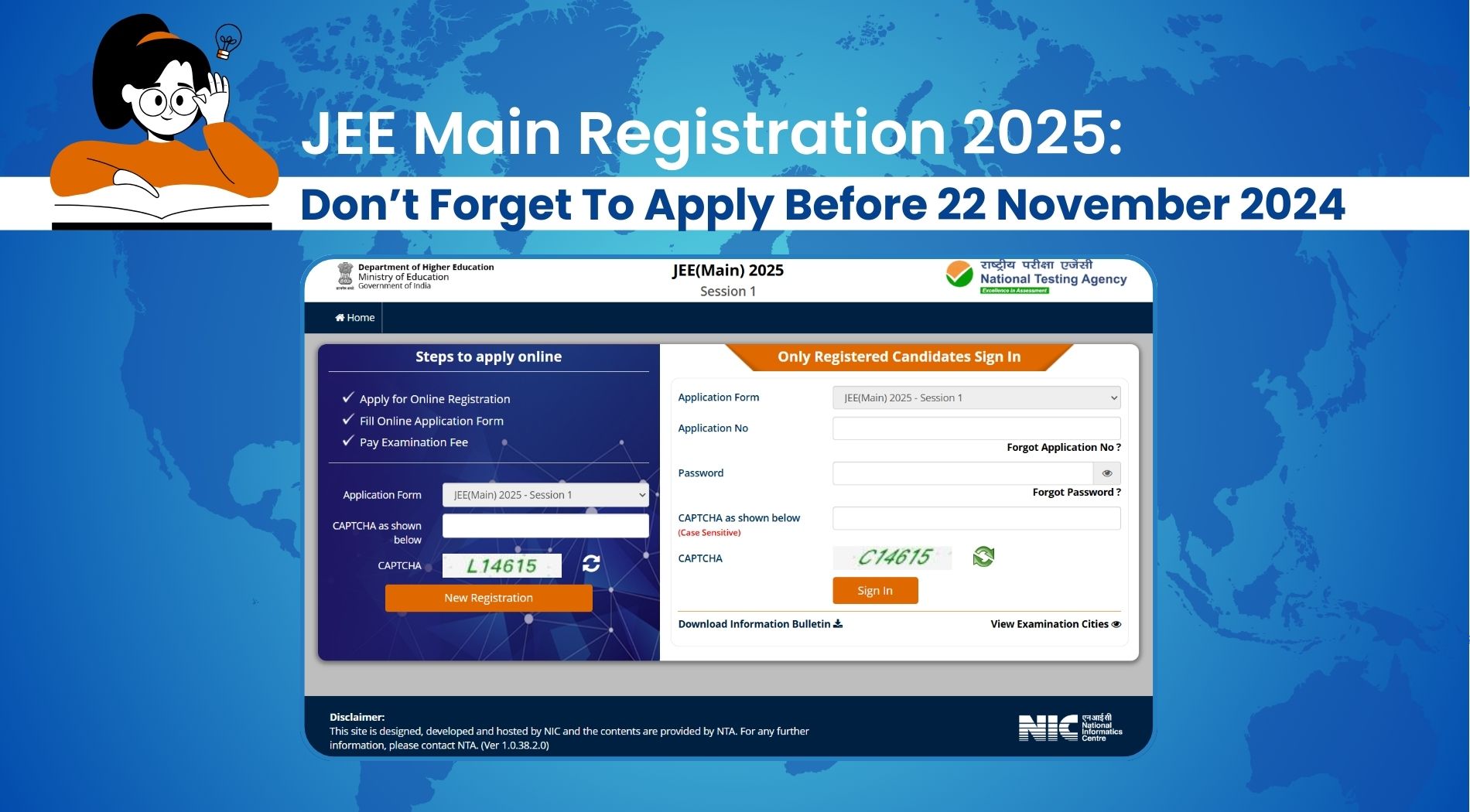 JEE Main Registration 2025