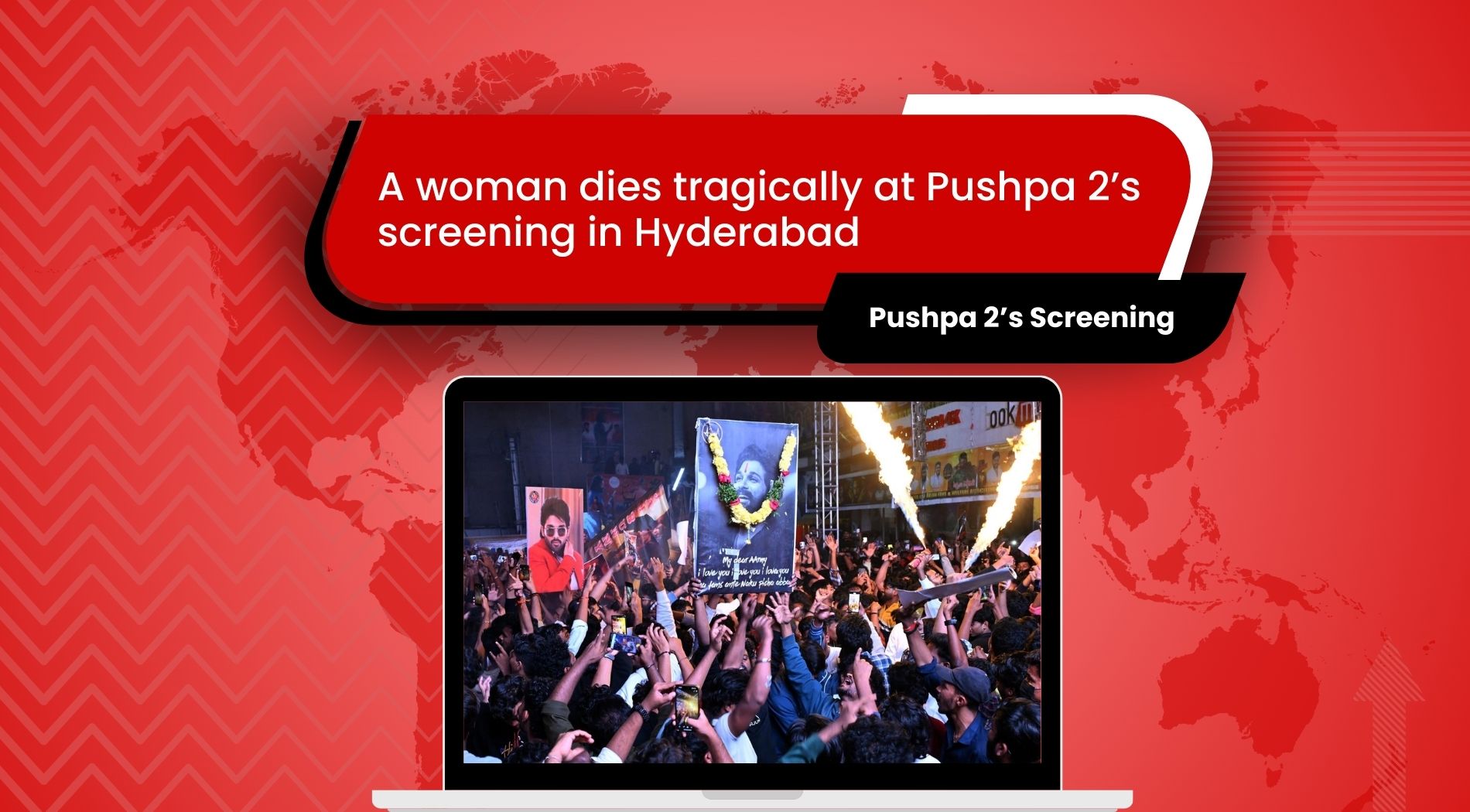 A woman dies tragically at Pushpa 2’s screening in Hyderabad
