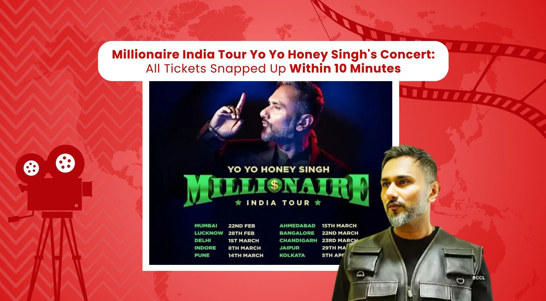 Millionaire India Tour Yo Yo Honey Singh's Concert