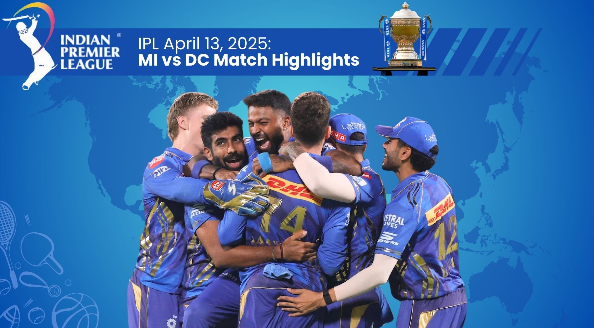 MI vs DC Match Highlights MI vs DC Match Highlights